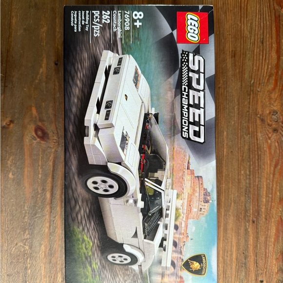 NEW LEGO Speed Champions Lamborghini Countach 76908 + LED Lighting Kit Bundle - Picture 4 of 8